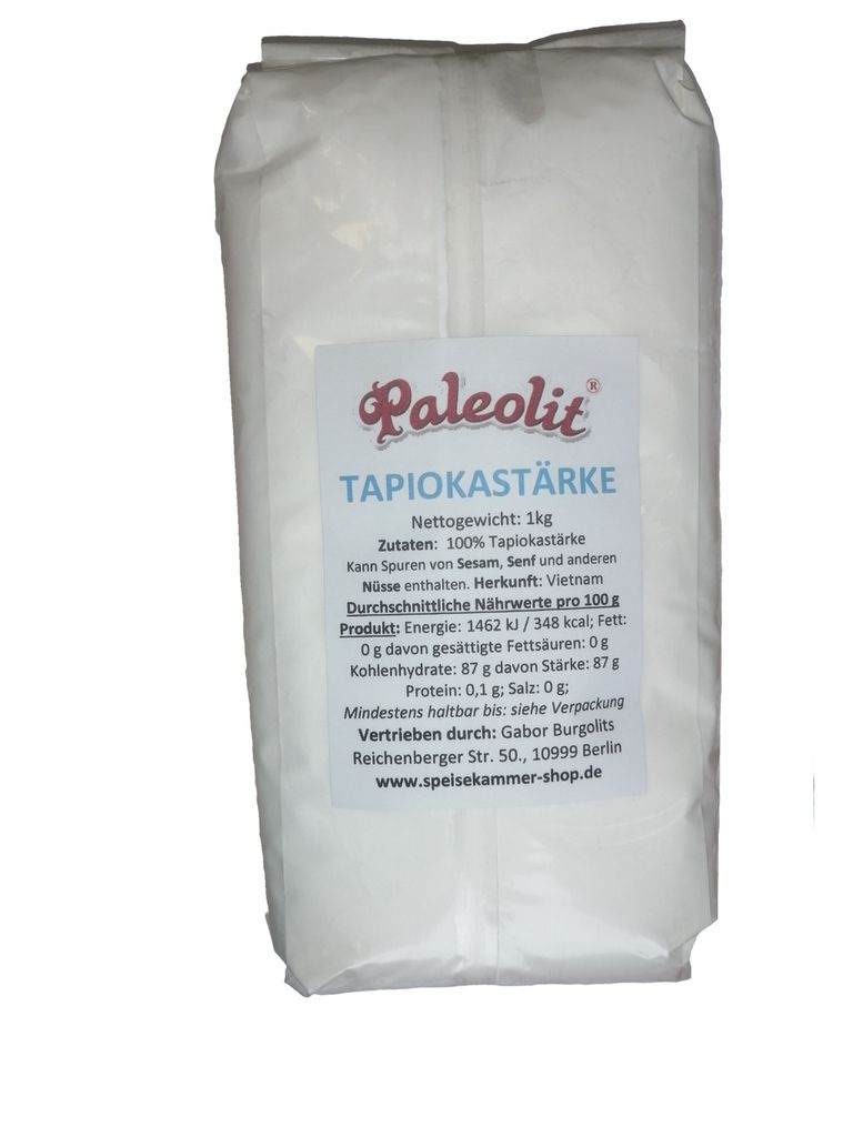 Paleolit Tapiokastärke Maniokstärke Tapioka Speisestärke Produktbild 