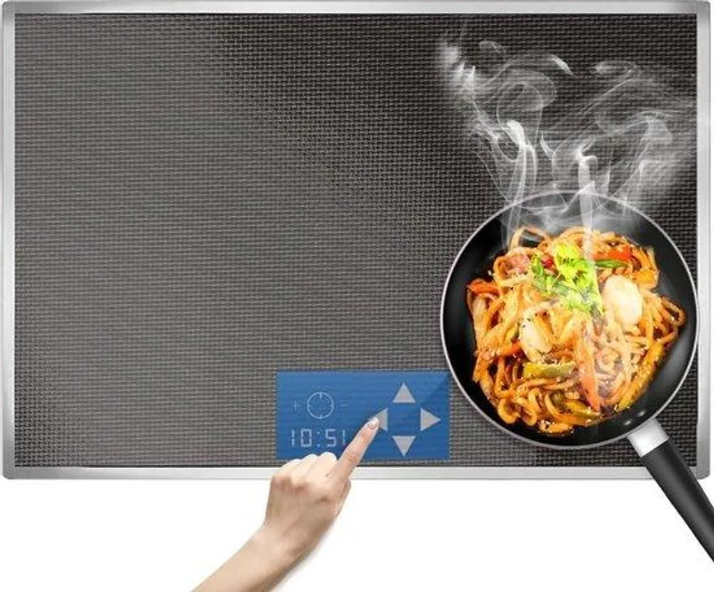 Tapis induction silicone 52x78 cm transparent résistant à la chaleur