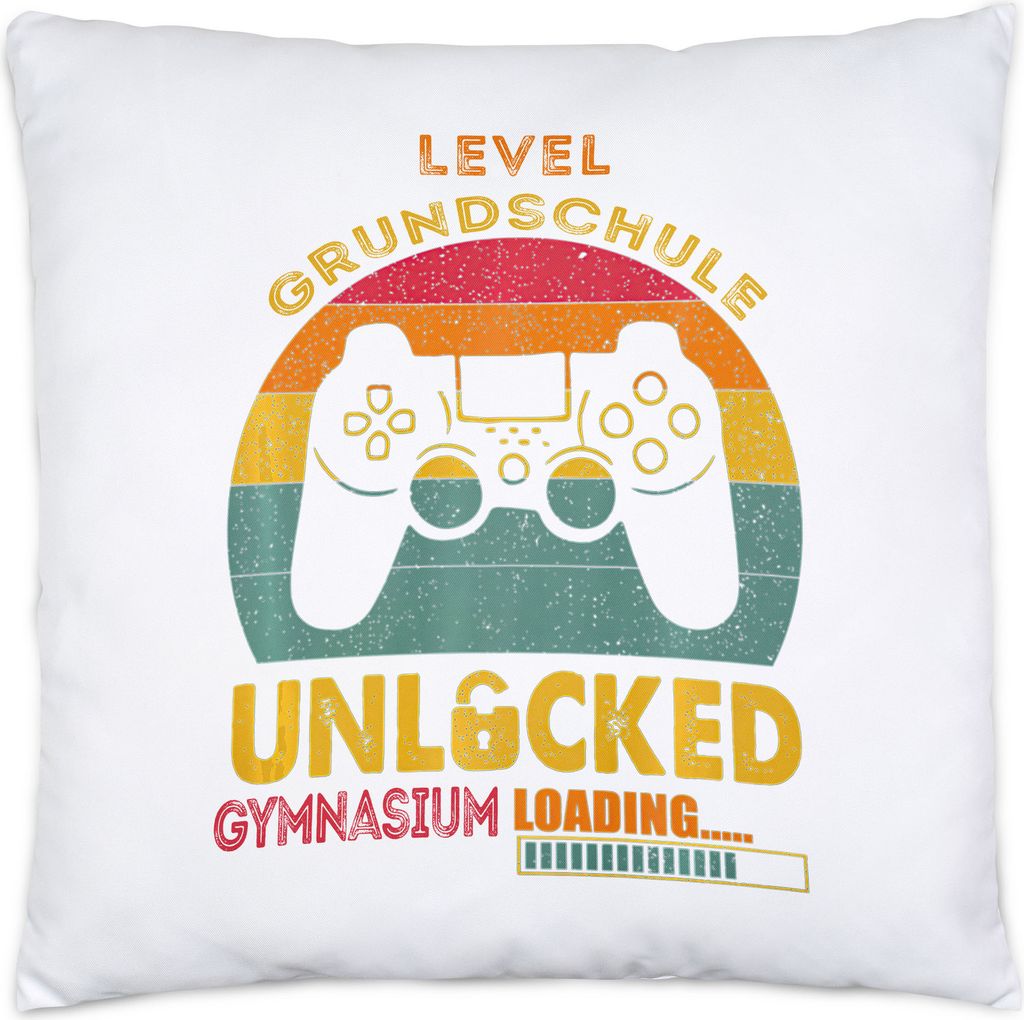Level Grundschule Unlocked Gymnasium Loading 5. Klasse Kissen Konsole Lernen Schule Bildung Abschluss