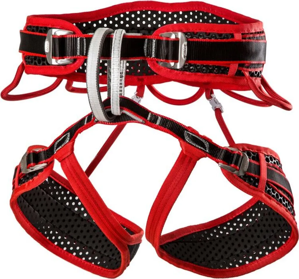 Harnais Webee Bigwall Ocun L-XL Rouge et Noir pour escalade artificielle