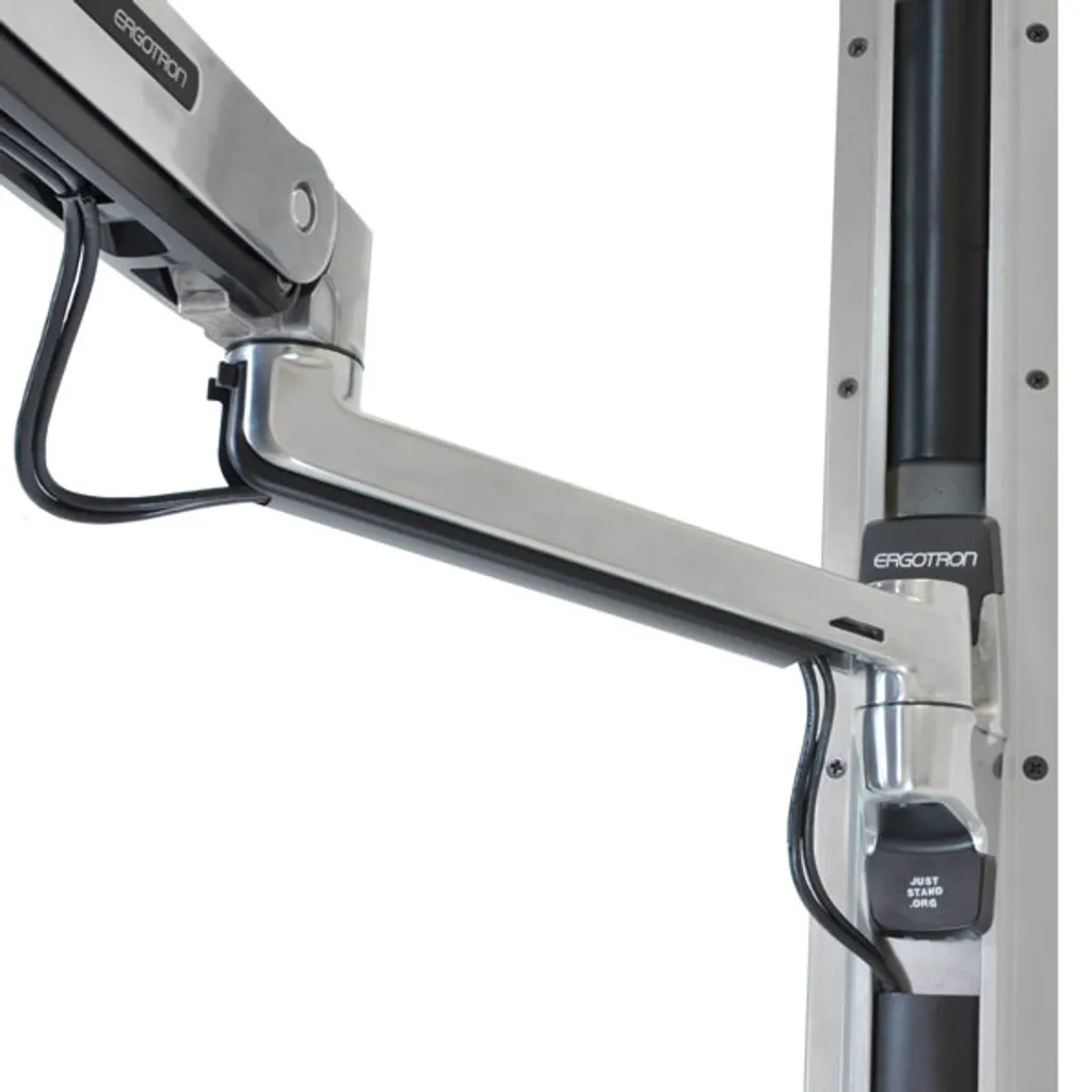 Bras de clavier mural Ergotron LX Sit-Stand - Support Ergonomique Blanc