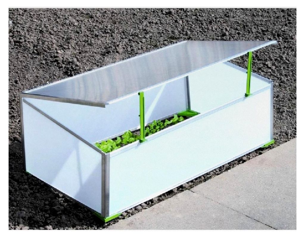 Gartentec Aufzucht Frühbeet Einfach 0,57 m², 4 mm starke Hohlkammerplatten, hergestellt in Deutschland