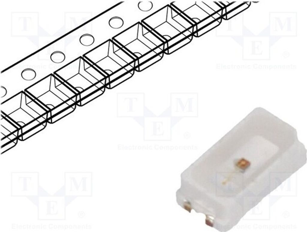 5x LED 800÷1000mcd 120° 1,8÷2,6V gelb 3x1,4x0,8mm 3014 SMD 30mA OSY53014C1A-30MA