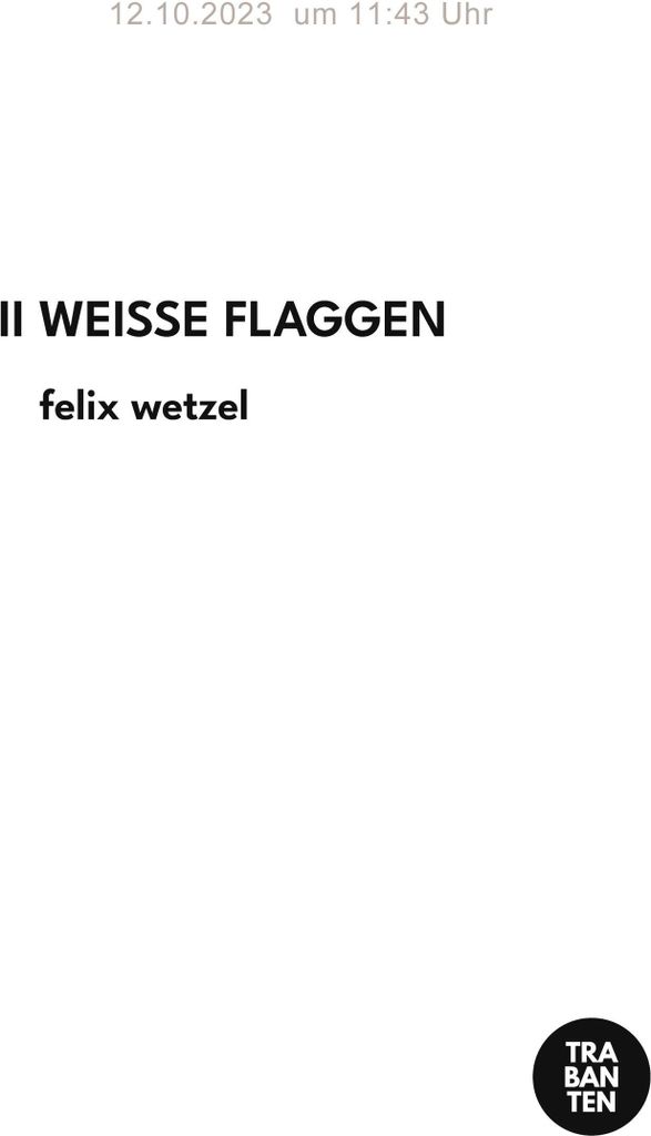 Weisse Flaggen