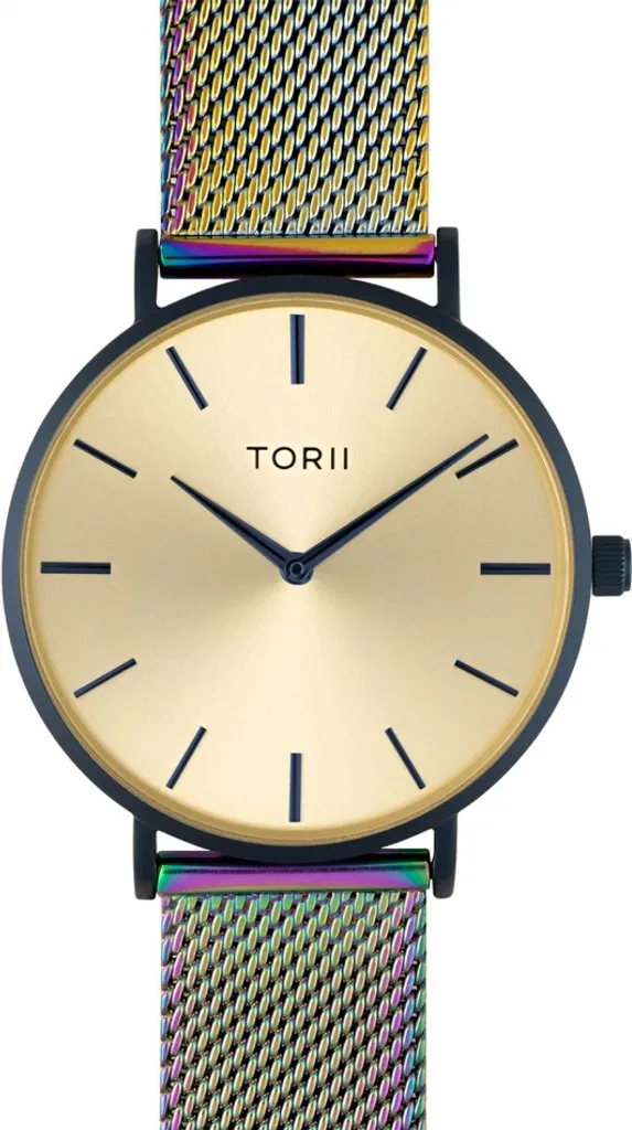 Montre Multicolore TORII N38MM.GN - Boîtier 38mm et Bracelet Ajustable