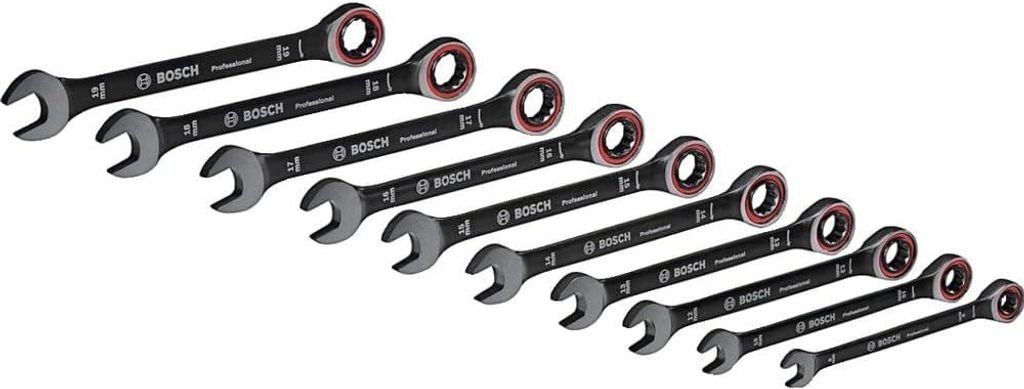 Bosch Professional Schraubenschlüssel Set 10tlg. Produktbild 