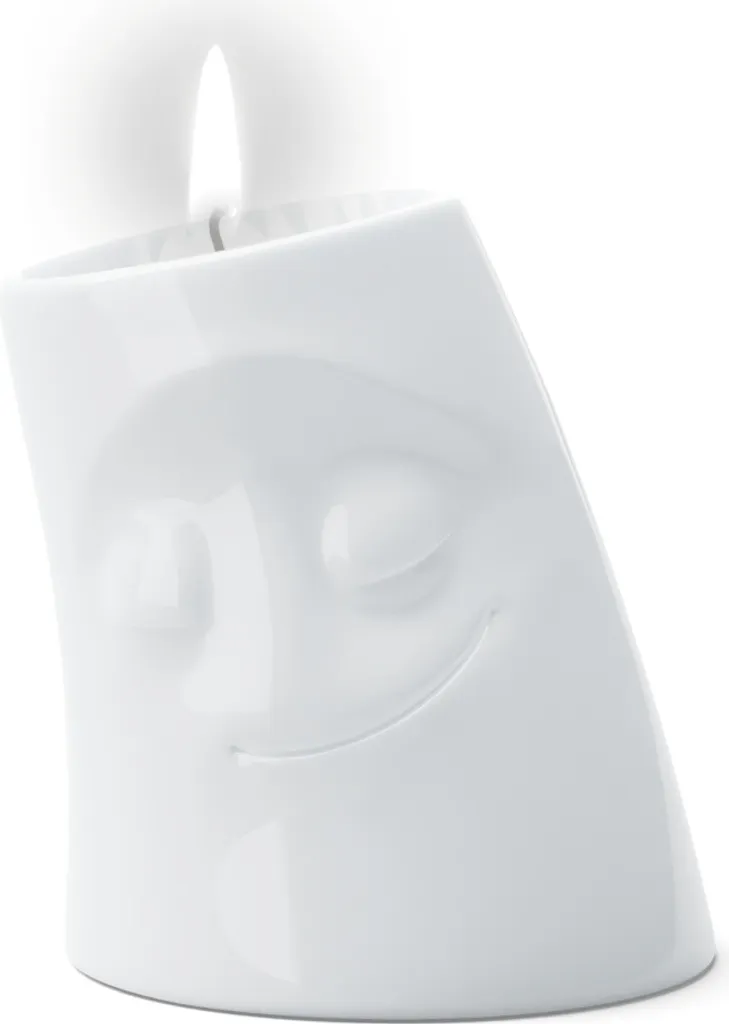 Photophore en Porcelaine Blanche KUSCHELIG FIFTYEIGHT pour Bougie