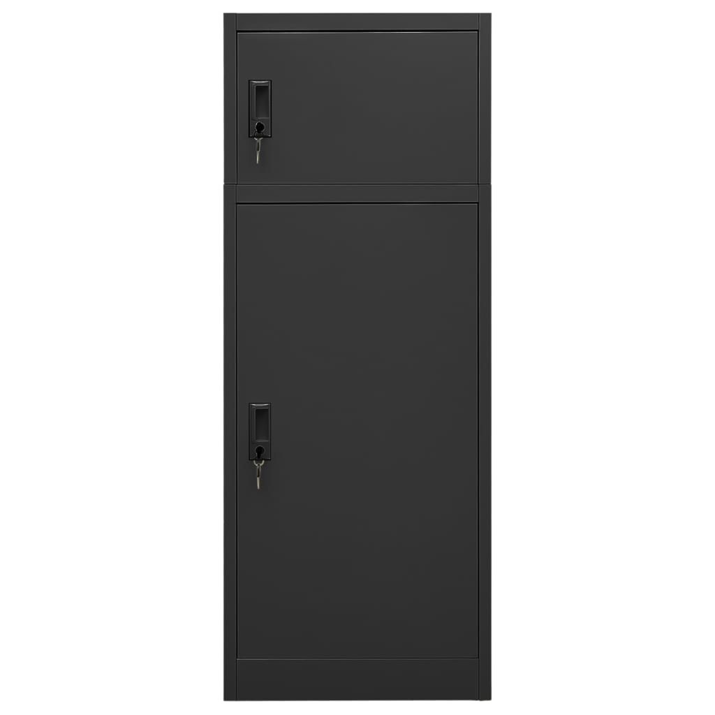 Best Möbel Sattelschrank Anthrazit 53x53x105