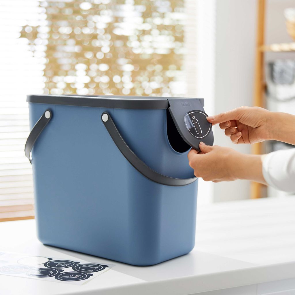 Rotho Mülltrennsystem 25L Albula - Mülleimer 40,0 x 23,5 x Produktbild 3