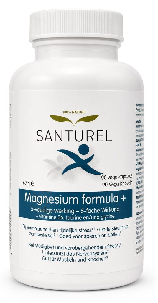 Santurel Magnesium Formula+ – 90 Kapseln Produktbild 