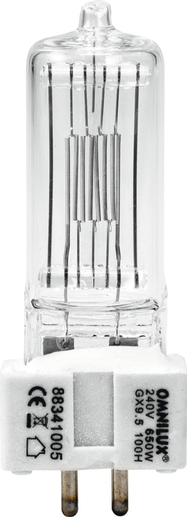 Omnilux 240V/650W Gx-9,5 100H 3200K Immagine del prodotto 