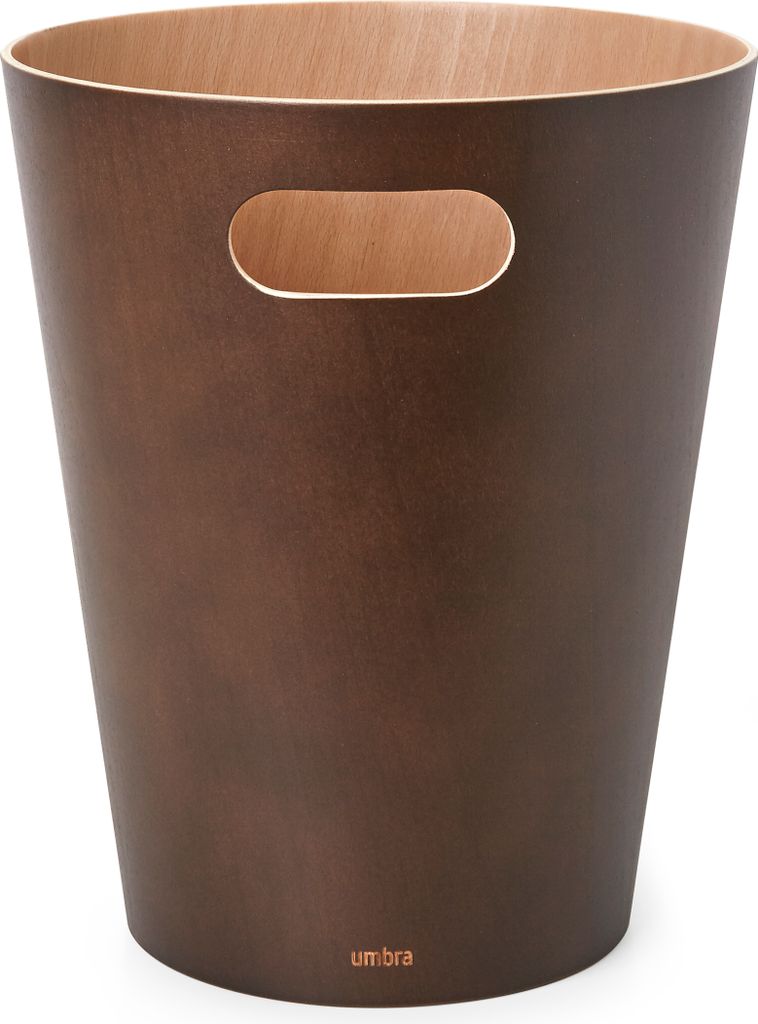 Umbra Cans & Bins Woodrow Poubelle avec poignée, poubelle, Image du produit 