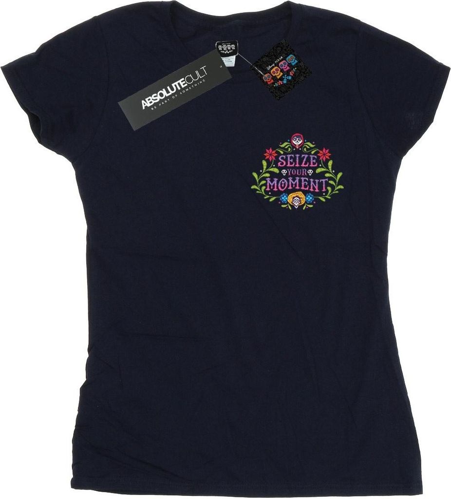 Disney - "Coco Seize Your Moment" T-Shirt für Damen BI14229 (M) (Marineblau)