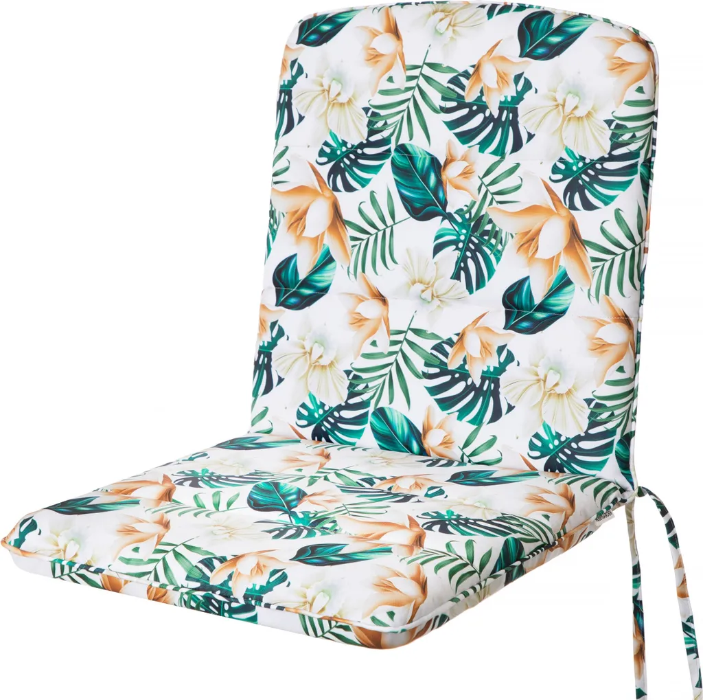 Cuscino Imbottito Alba 105x50x6 cm per Sdraio e Sedie da Giardino