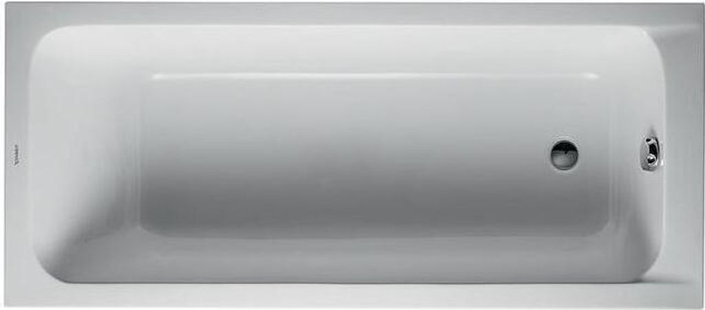 Duravit Einbauwanne D-CODE Rechteck, weiss 160 x 70 x 42 cm Produktbild 