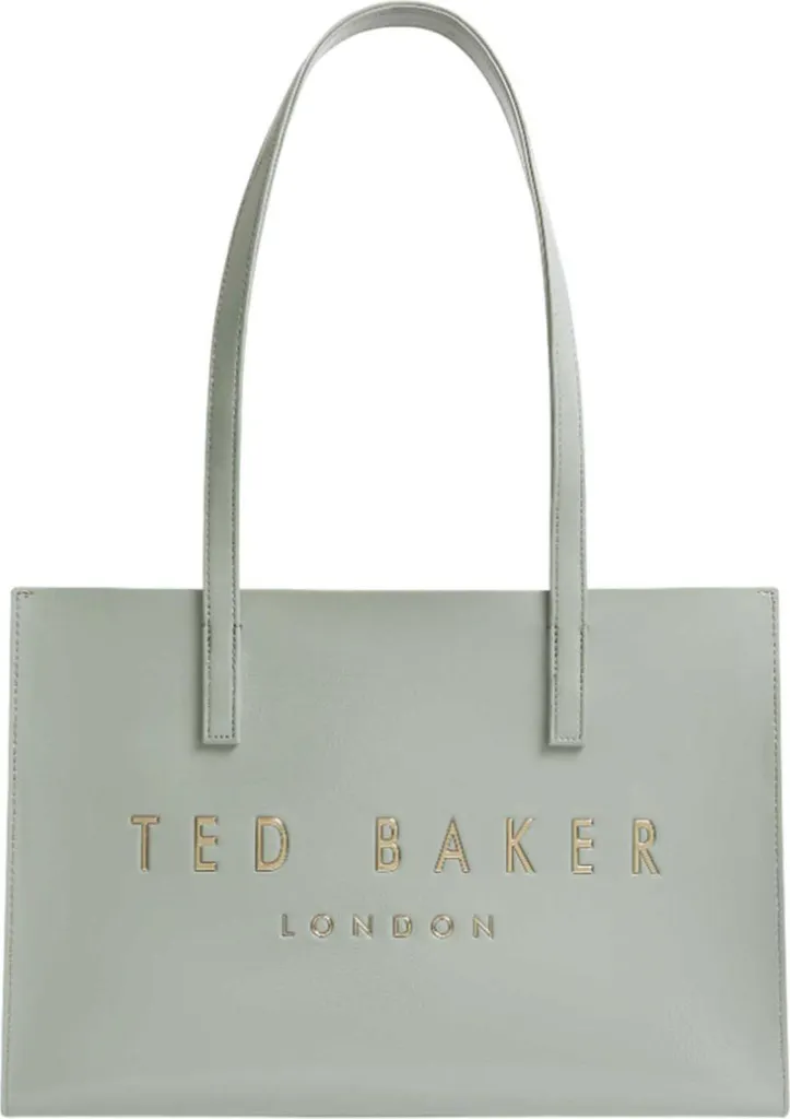 Borsa Ted Baker Crinell Verde Chiaro | Shopper Elegante Crinkle