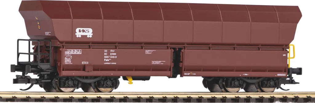 Wagon Falns TT Piko 47748 : stabilité et roulement fluide pour vos trains