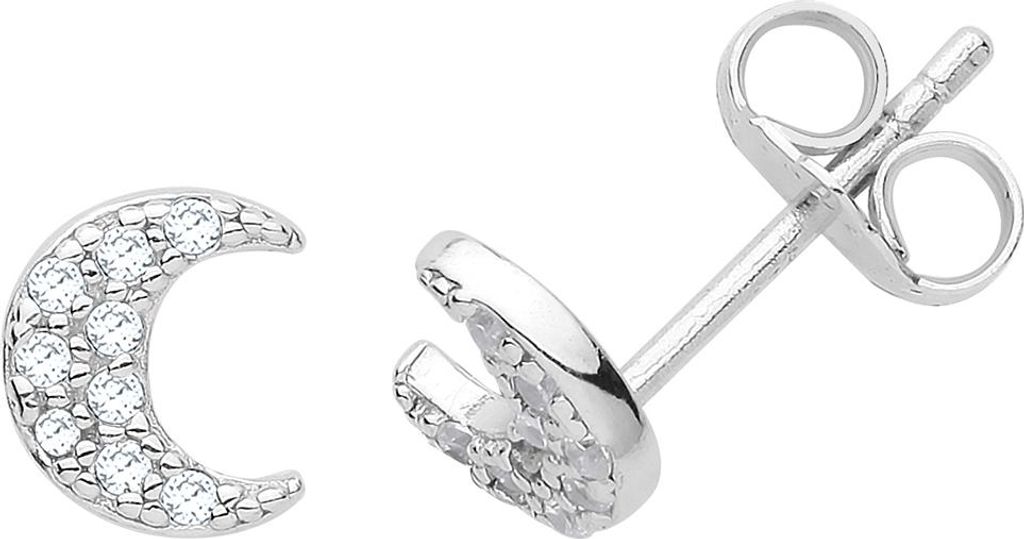 Süße 925 Sterling Silber Damen - Paar Ohrstecker mit Zirkonia - 6mm*6mm; TRS24905