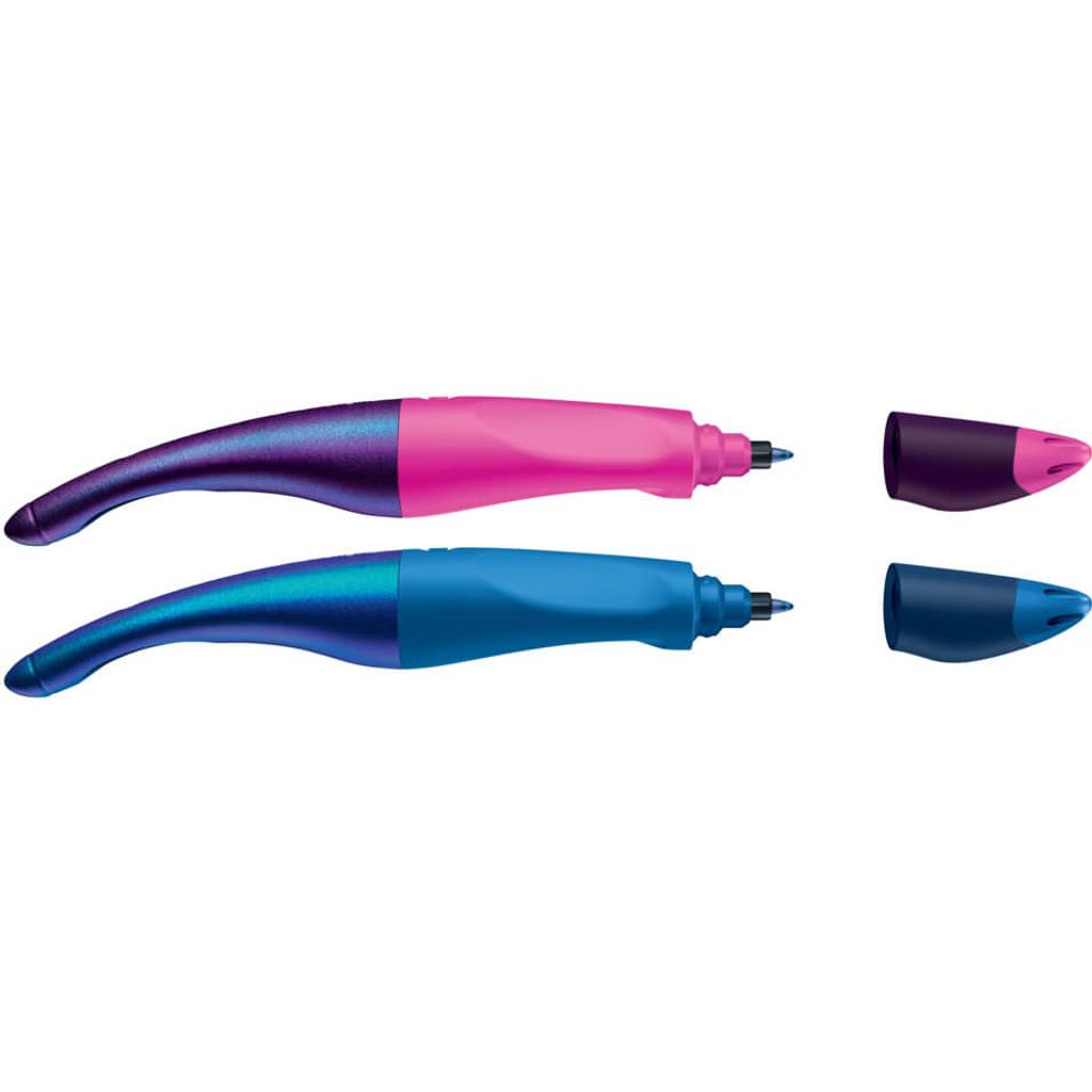 Stylo Roller Ergonomique Stabilo EASYoriginal Pour Droitier - Encre Bleue Effaçable 0.5mm - 14