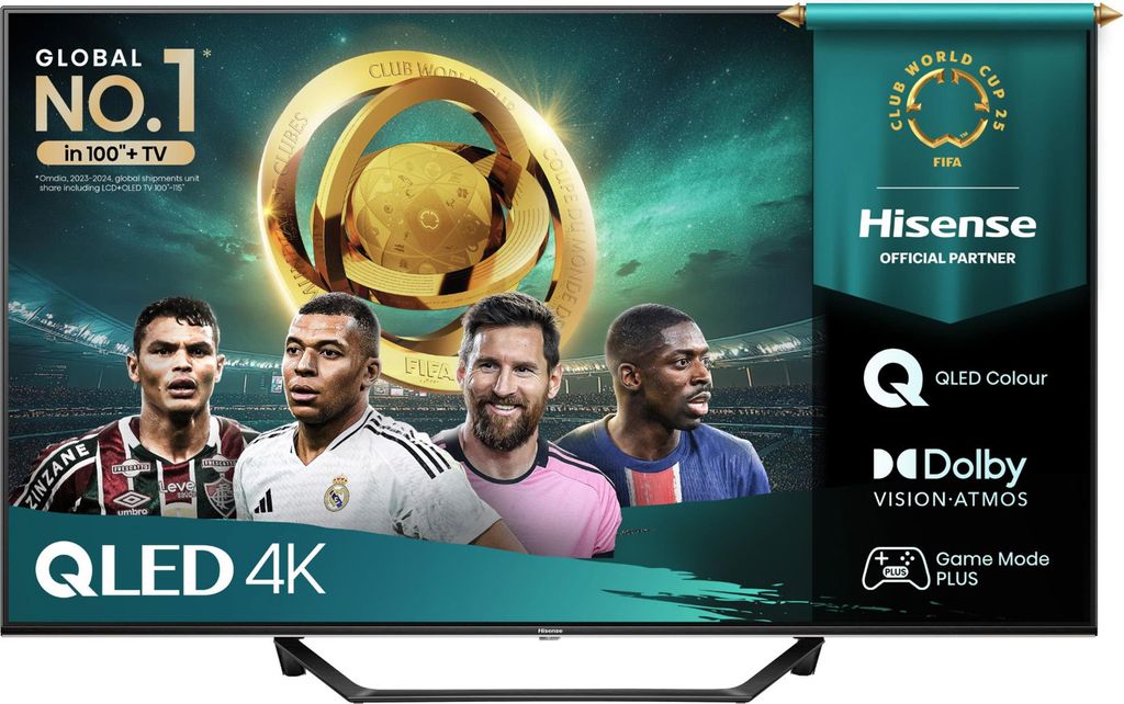Hisense Fernseher 43 Zoll Quantum Dot Color Dolby Vision Dolby Atmos 43A7Q