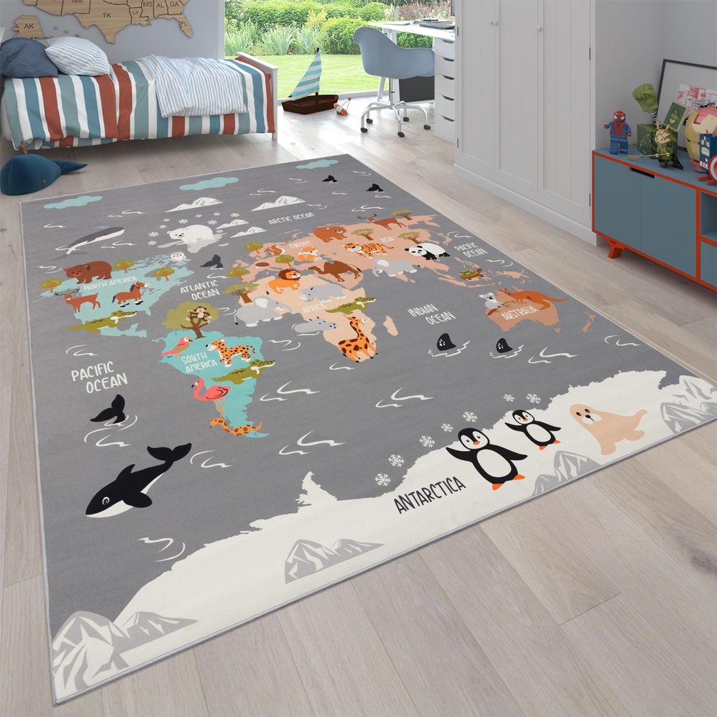 Paco Home Teppich Kinderzimmer Kinderteppich Spielteppich Produktbild 