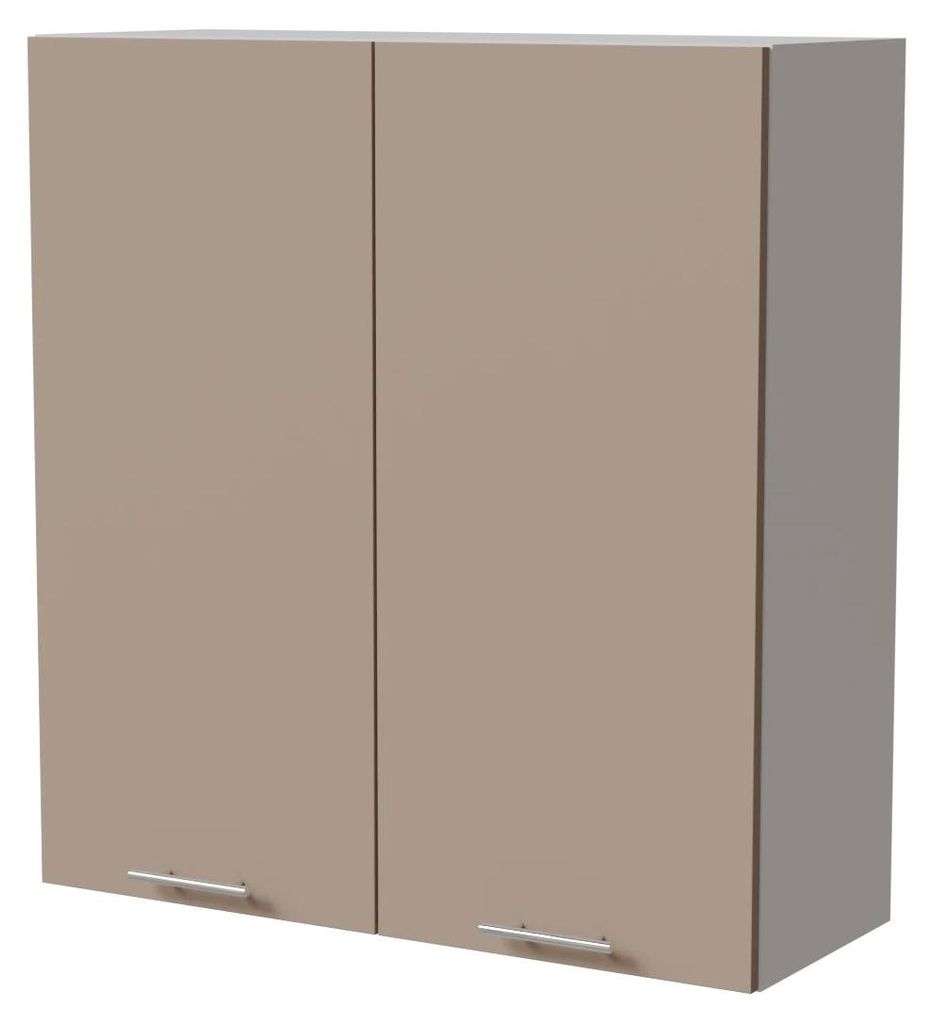 XL Küchenhängeschrank BRERRA 90x96cm 2-türig lackiert Farbe wählbar BR-W4/90 RAL 1016 graubeige Matt weiß
