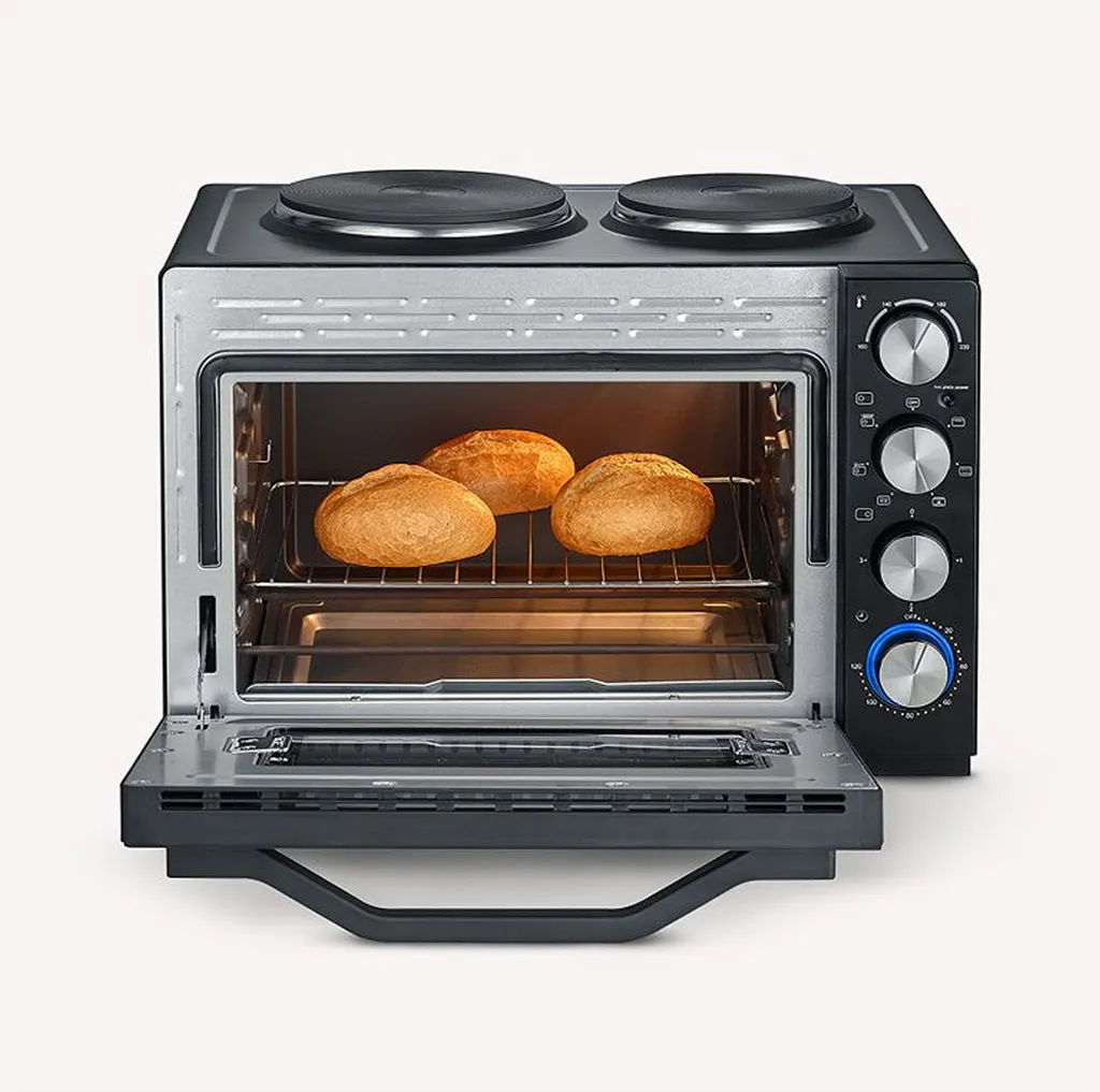 Four Severin TO 2074 à Chaleur Tournante et Plaques de Cuisson 30L - 20
