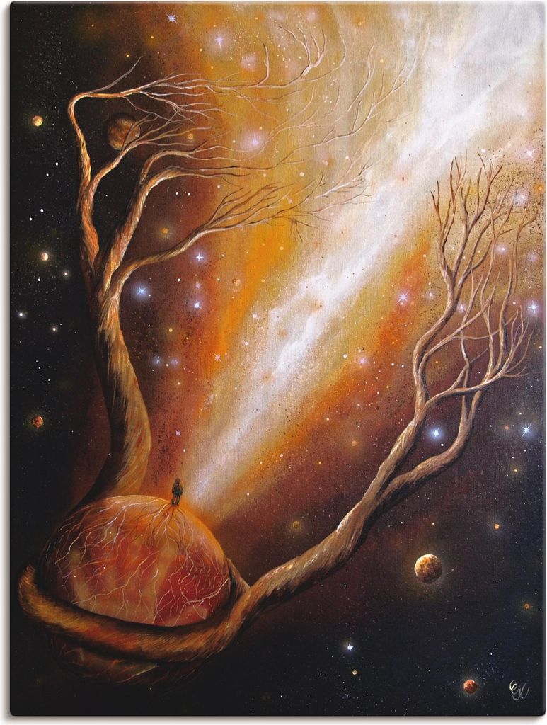 ARTland Leinwandbild Keiner geht so ganz Größe: 45x60 cm