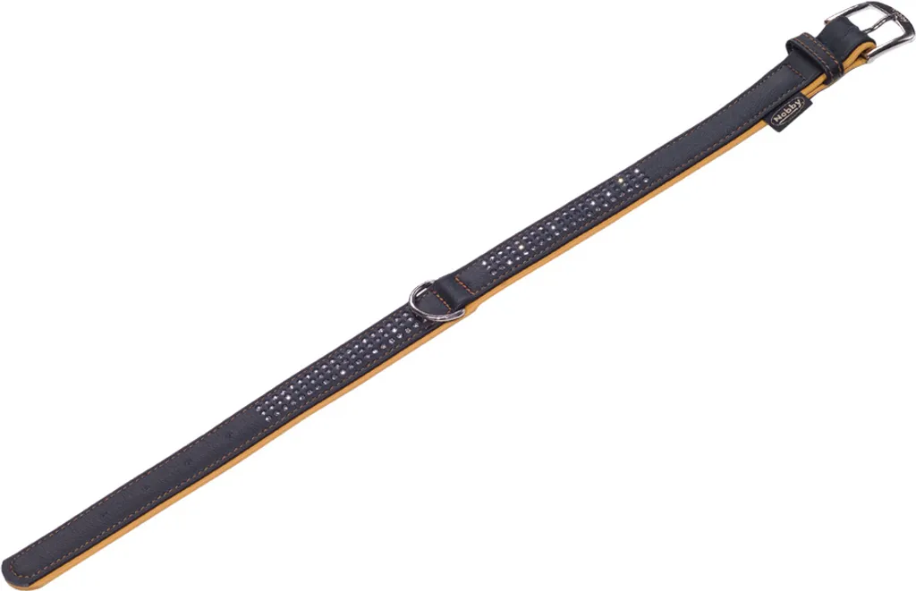 Collare Nobby "PACIFIC DELUXE" a tre file arancione L: 60cm; (50-58cm) L: 28/32mm
