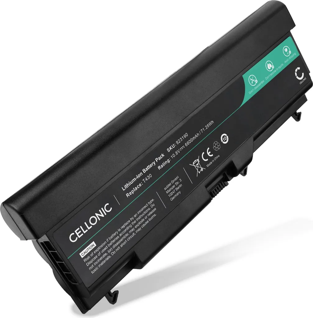 Batteria Potenziata 6600mAh per Lenovo ThinkPad Edge 14 15 E520 subtel