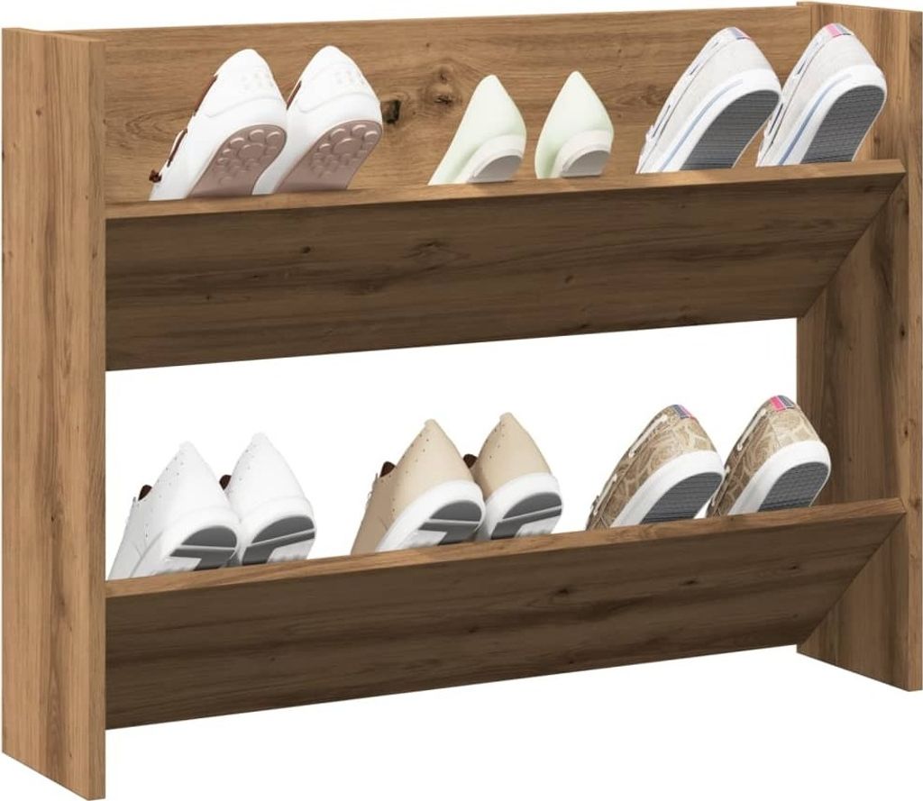 "im Angebot" Wand-Schuhregal Artisan-Eiche 80x18x60 cm Holzwerkstoff - Schuhregale CC24255