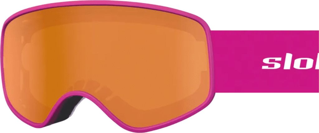 Mirgo Kinderskibrille pink Anti-Fog für Brillenträger großes Sichtfeld für kleine Gesichter