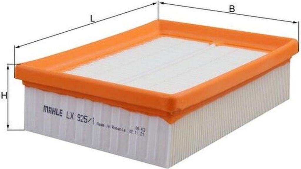 Luftfilter MAHLE LX 925/1 für KTM MOTORCYCLES DUKE Produktbild 
