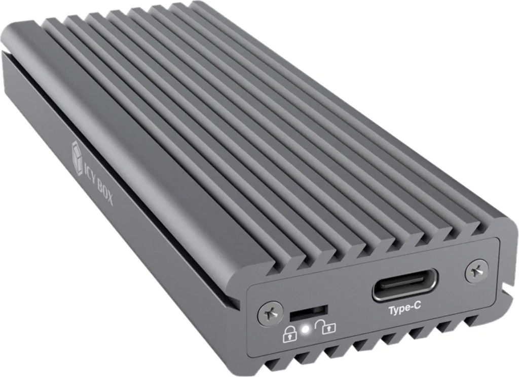 Boîtier SSD M.2 NVMe ICY BOX IB-1817M-C31 Aluminium USB-C Haute Vitesse