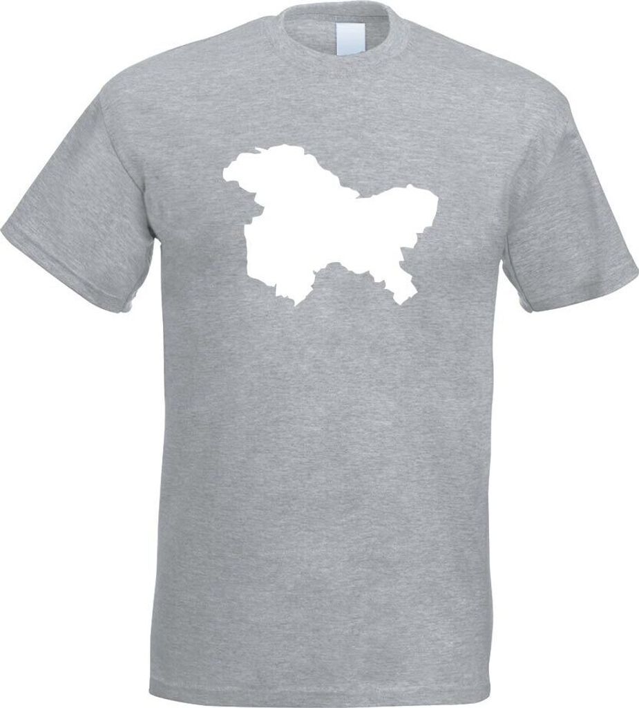 Kiwistar - T-Shirt - Graumeliert - Kaschmir - Himalaya Herren Funshirt Bedruckt Design Sprüche Spruch Motive - mit Motiv Bedruckt - Funshirt Desig...