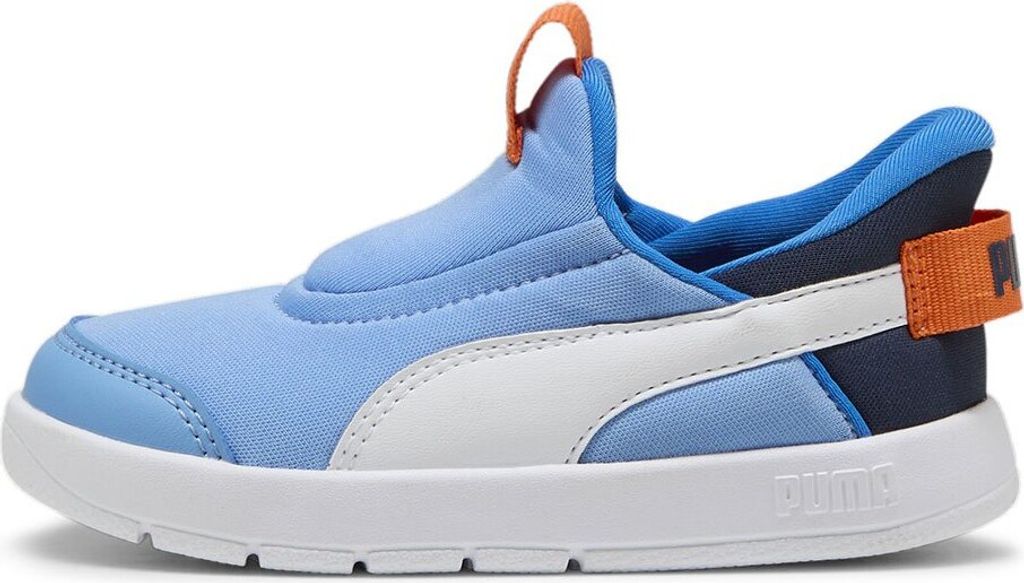 Puma Courtflex V3 Ease In Inf - team light blue-puma white-club navy, Größe:6C
