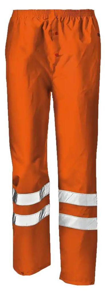 Sir Safety Glamour Warnschutzhose Herren wasserdicht atmungsaktiv Klasse 2, 62, Warnorange