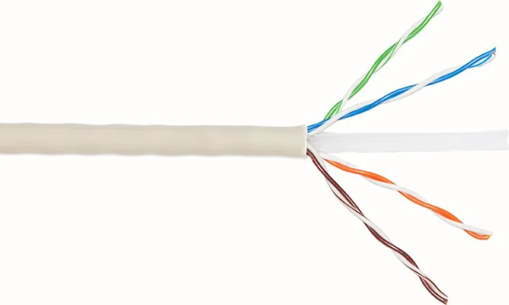 Bobine Câble Réseau 305m Cat6 Gris pour Installation Bureaux et Maison