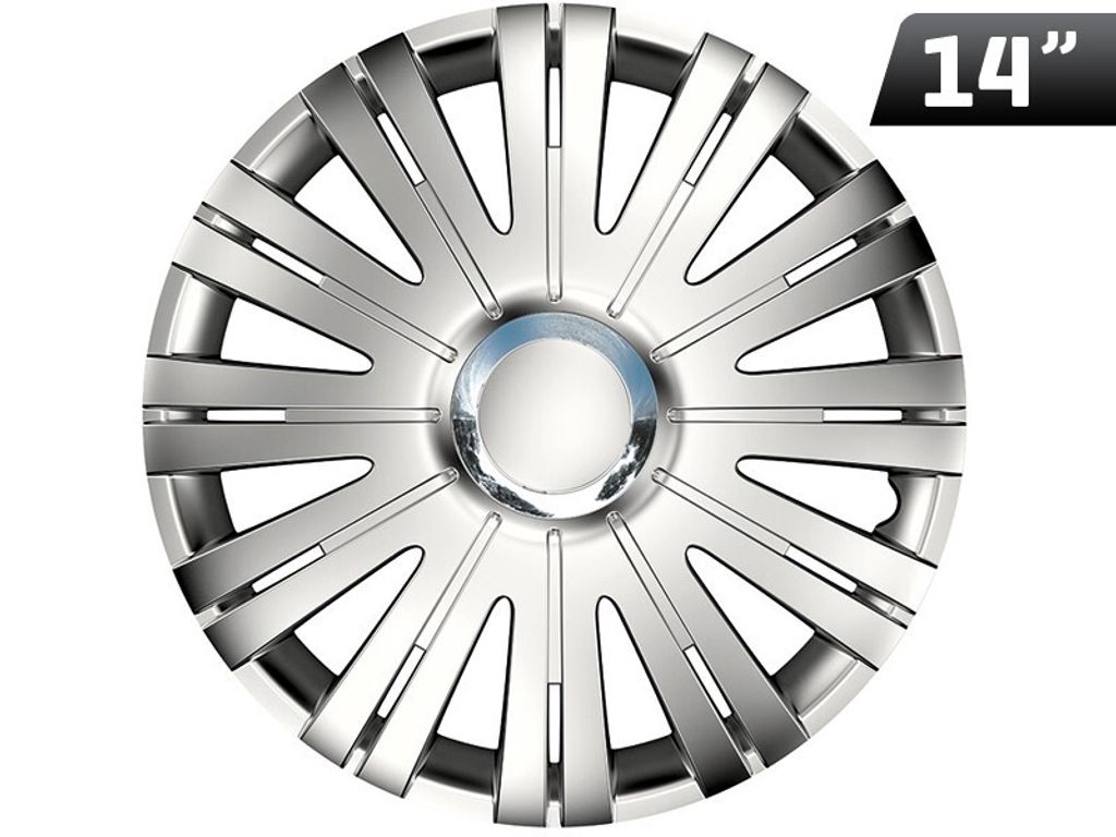 Active RC silber 14'' RadRadkappe, 1 Stk