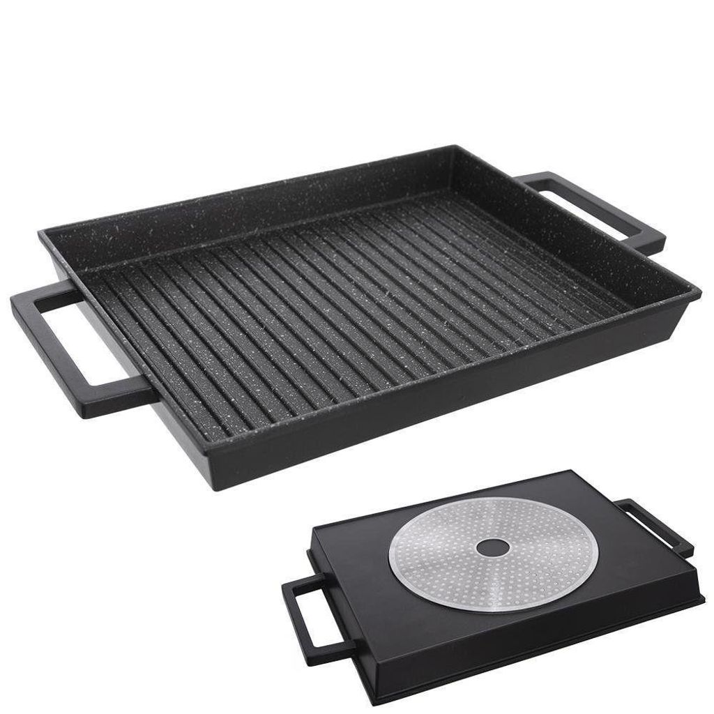 ORION Grillplatte Grillpfanne aus Granit GRANDE zum Grillen Produktbild 