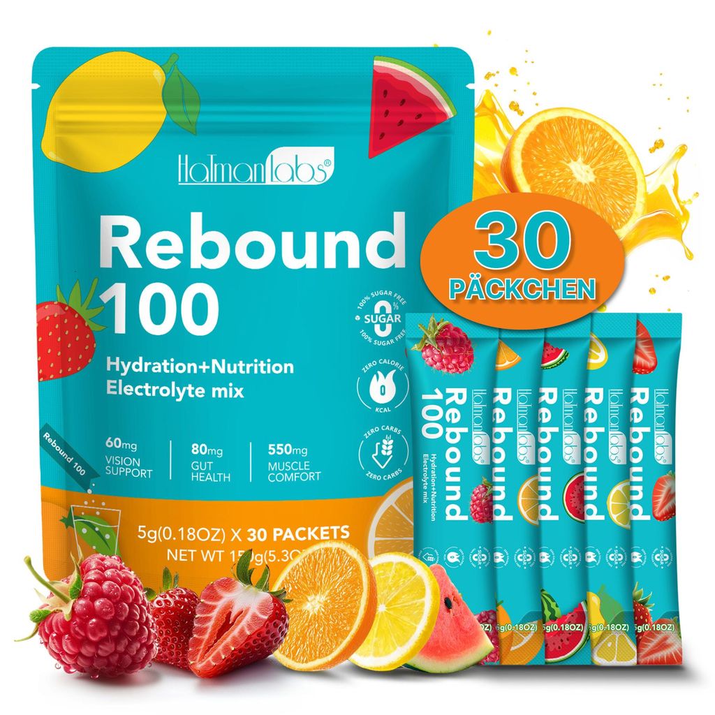 Elektrolyte Pulver Drinks Mix Hydration Nutrition Ohne Produktbild 