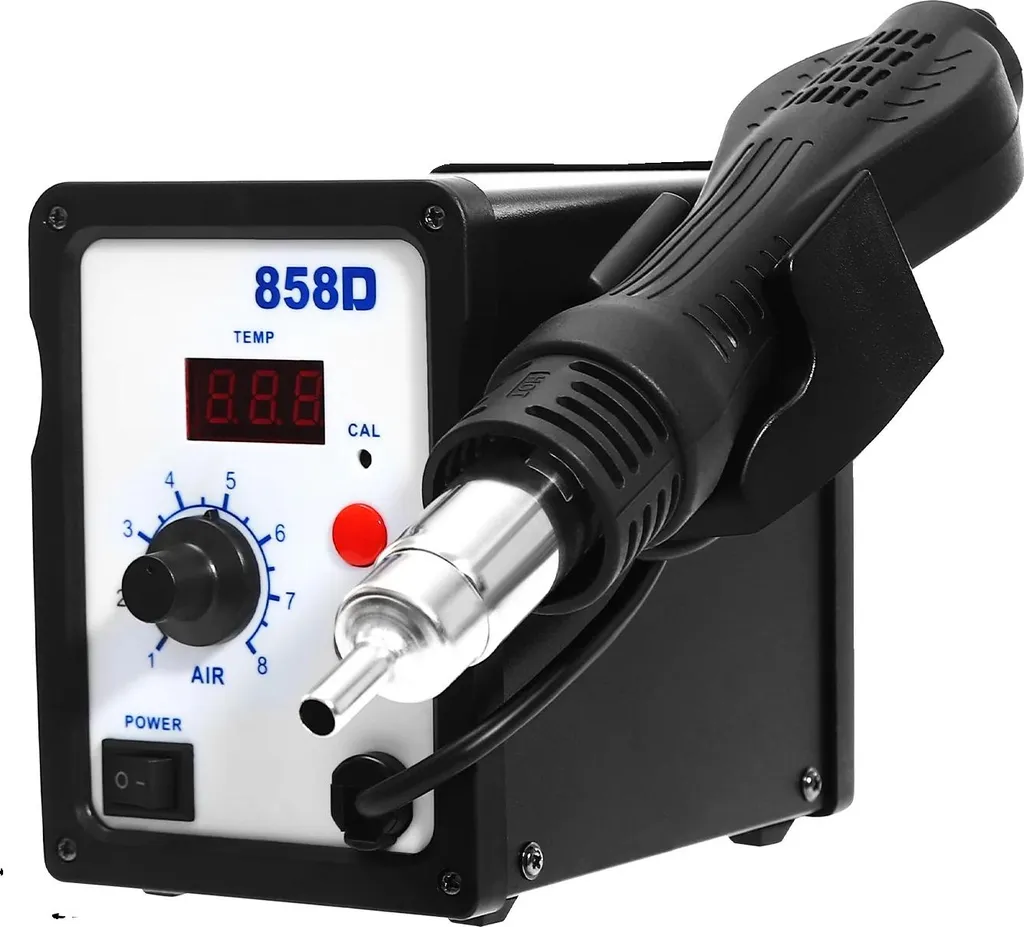 Station air chaud pour réparation smartphone et tablette noir 700W