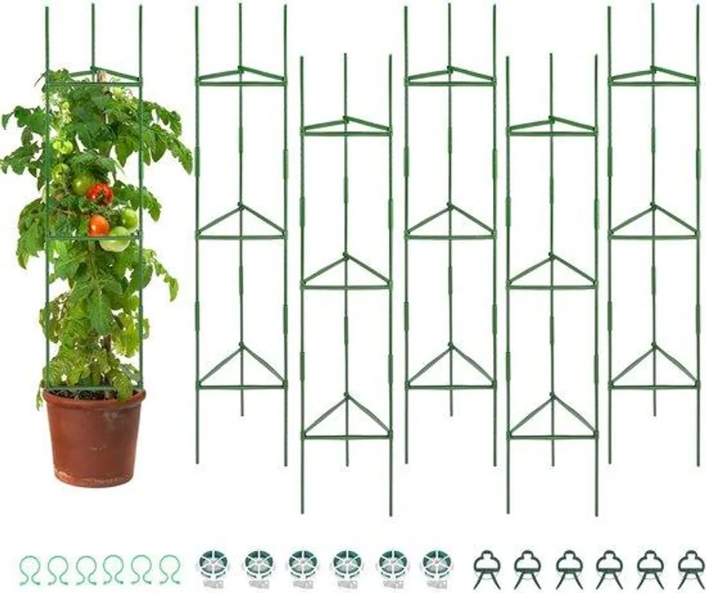 Support pour plantes grimpantes avec ce tuteur de jardin 120cm