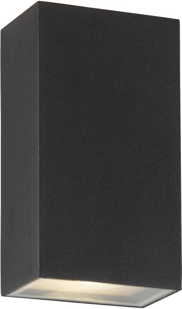 Stirling Moderne Wandleuchte Aluminium Schwarz Glas Silber Led 6.58W 4000K