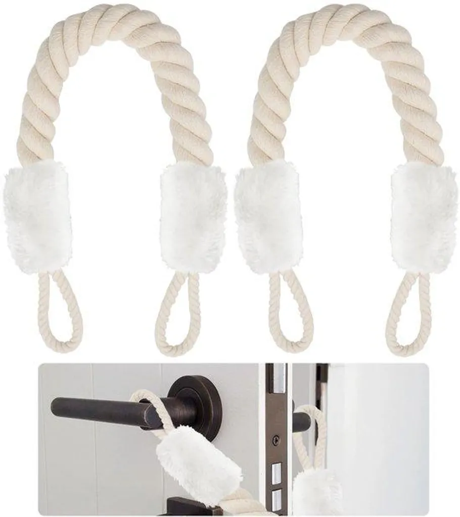 Protège-charnière adhésif blanc 120cm pour sécurité enfant et chat x2