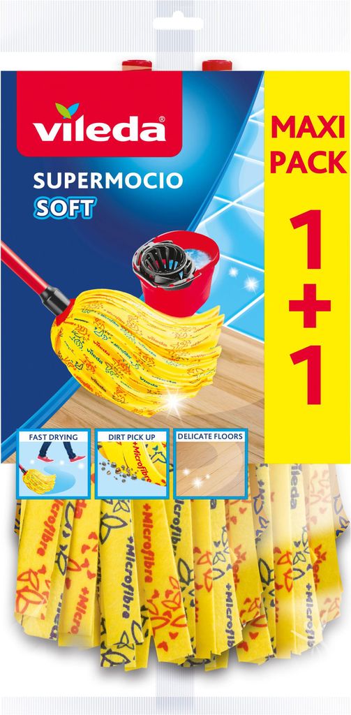 Vileda SuperMocio Soft Nachfüllpackung 2 Stück Produktbild 