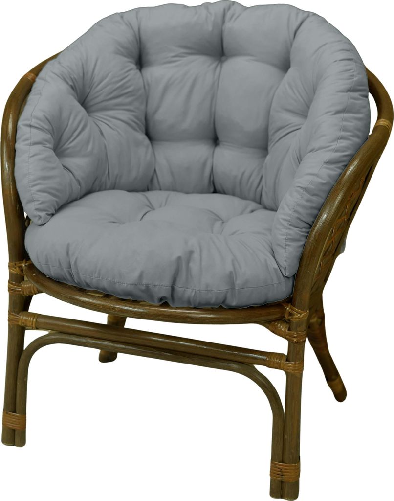 AMPO Polster Kissen für Bahamasessel Rattansessel Gartensesselauflage Rattan