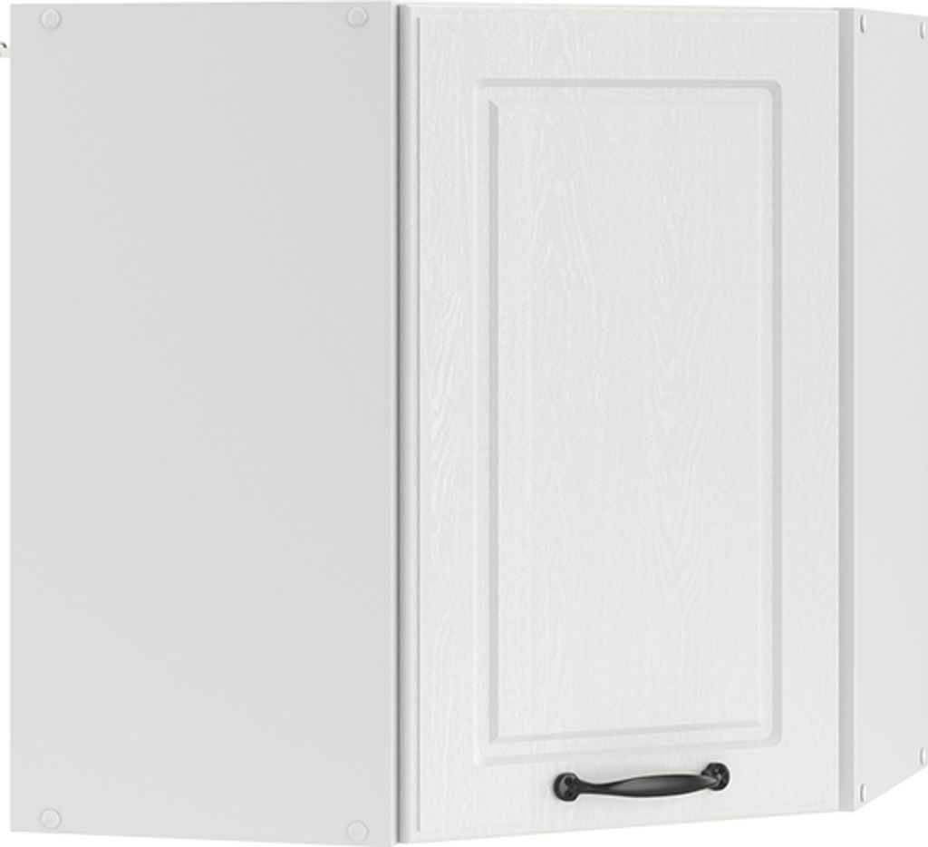 Vicco Eckhängeschrank R-Line, 57 cm, Weiß Landhaus/Weiß Produktbild 1