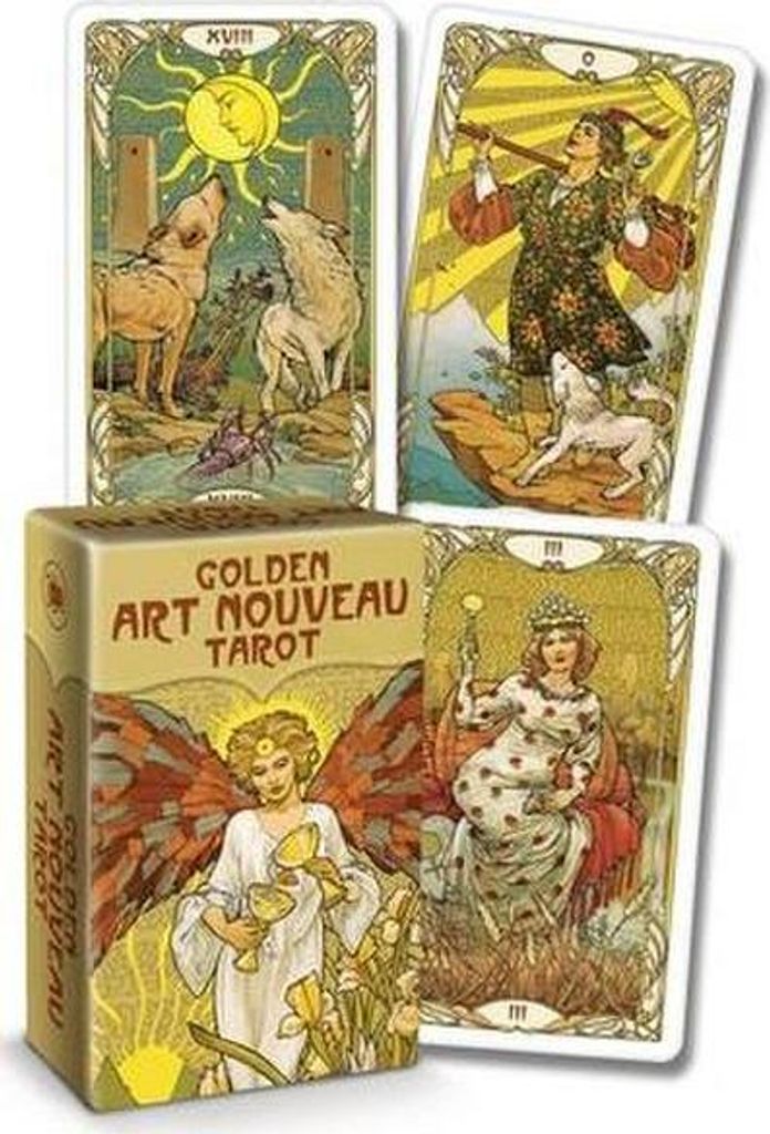 Golden Art Nouveau Tarot Mini