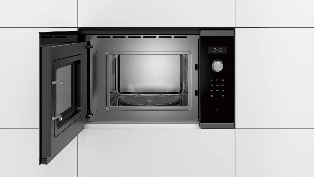 Micro-ondes de Cuisine Intégrée Bosch BFL524MS0 Idéal pour Décongeler 20L